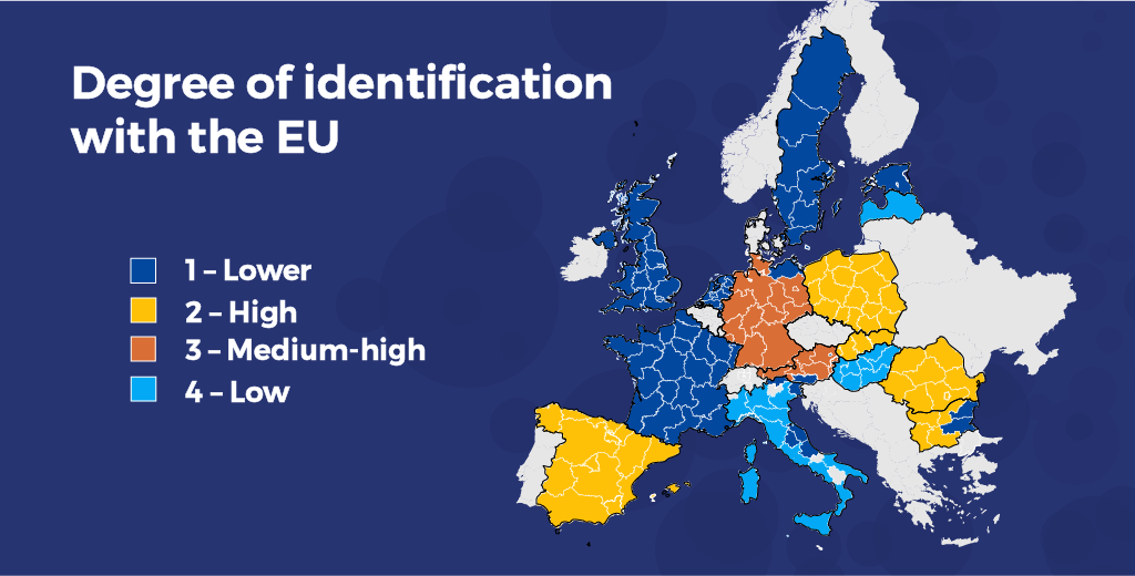 Citizens identification at the regional level: which kind of European lives in your region?